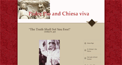 Desktop Screenshot of padrepioandchiesaviva.com